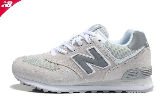 new balance 574 femme grise et blanche